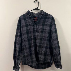 Plaid Button-up Shirt